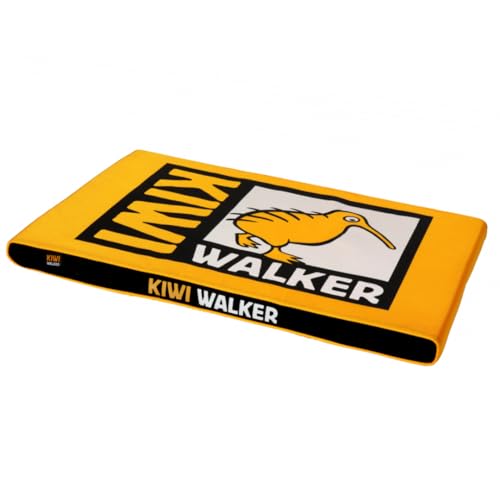 KIWI WALKER Haustiermatratze | orthopädisches Bett | (Orange und Schwarz, XXL) von KIWI WALKER