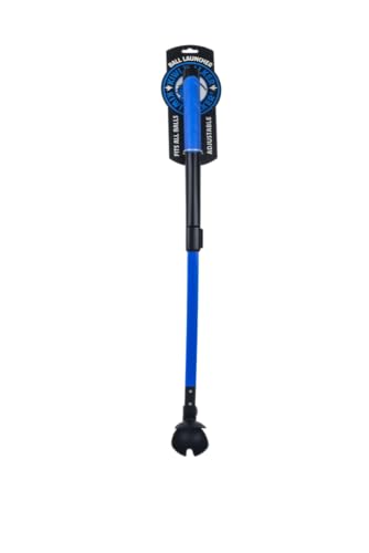 KIWI WALKER Verstellbarer Ballwerfer für Hunde | Teleskopisches Design für das Spiel im Freien (Blau) von KIWI WALKER