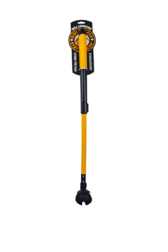 KIWI WALKER Verstellbarer Ballwerfer für Hunde | Teleskopisches Design für das Spiel im Freien (Orange) von KIWI WALKER
