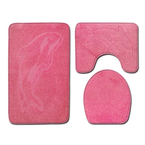 KIXZSAZ 3 teiliges, leicht zu reinigendes Chenille Badematten Set. Bleiben Sie sicher und bequem im Badezimmer. Polyester Rutschfester Chenille Badeteppich, PJ210611 B004 KIXZSAZ 3 teiliges, leicht zu reinigendes Chenille Badematten Set. Bleiben Sie sicher und bequem im Badezimmer. Polyester Rutschfester Chenille Badeteppich, PJ210611 B004 von KIXZSAZ