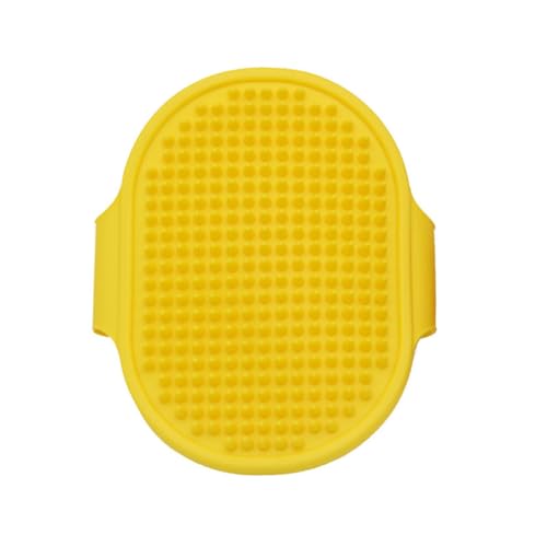 KIXZSAZ Badebürste für Haustiere, geschmeidiger TPR Komfortkamm mit verstellbaren Ringbürsten, Handschuh, Haushalt, Dusche, Reinigungsmittel, Gelb/1St KIXZSAZ Badebürste für Haustiere, geschmeidiger TPR Komfortkamm mit verstellbaren Ringbürsten, Handschuh, Haushalt, Dusche, Reinigungsmittel, Gelb/1St von KIXZSAZ