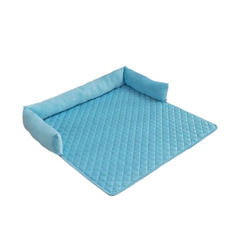 KIXZSAZ Haushalt Winter Pet Plüsch Matte Wohnzimmer Sofa Boden Pad Kleine Tier Ruhen Schlafen Bett Abnehmbare Haustiere Liefert, Blau, 90x90cm KIXZSAZ Haushalt Winter Pet Plüsch Matte Wohnzimmer Sofa Boden Pad Kleine Tier Ruhen Schlafen Bett Abnehmbare Haustiere Liefert, Blau, 90x90cm von KIXZSAZ