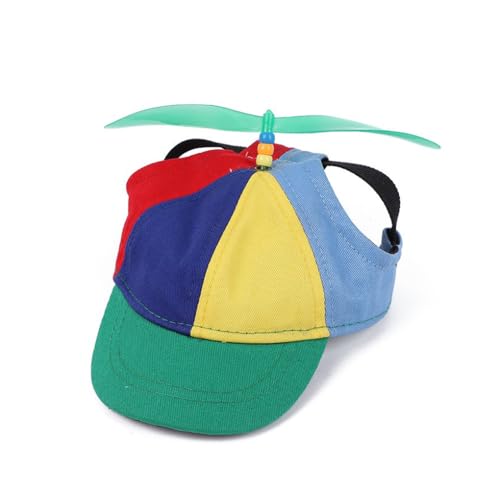 KIXZSAZ Haustier Propeller Mütze, bunt, bezaubernd, sonnenfest, atmungsaktiv, charakteristisch, Ersatz für Sommer Baseballmütze im Freien, Kopfbedeckung, Grün, L KIXZSAZ Haustier Propeller Mütze, bunt, bezaubernd, sonnenfest, atmungsaktiv, charakteristisch, Ersatz für Sommer Baseballmütze im Freien, Kopfbedeckung, Grün, L von KIXZSAZ