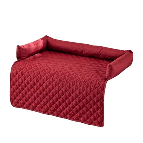 KIXZSAZ Haustierdecke für Couch, Bett, Schutz zum Kuscheln und Möbelstoff, wasserdichte Hundebettmatratze, Rutschfester Sofabezug, Rot, 90 * 90 KIXZSAZ Haustierdecke für Couch, Bett, Schutz zum Kuscheln und Möbelstoff, wasserdichte Hundebettmatratze, Rutschfester Sofabezug, Rot, 90 * 90 von KIXZSAZ