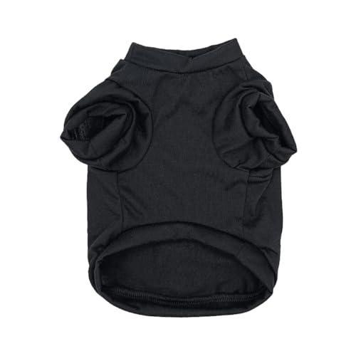 KIXZSAZ Haustierkleidung Haustiermantel Einfache Hundejacke Mehrfarbige, auffällige Hundehemden, Buchstaben in Mehreren Größen, Bunte Hundeweste, Schwarz, XS KIXZSAZ Haustierkleidung Haustiermantel Einfache Hundejacke Mehrfarbige, auffällige Hundehemden, Buchstaben in Mehreren Größen, Bunte Hundeweste, Schwarz, XS von KIXZSAZ