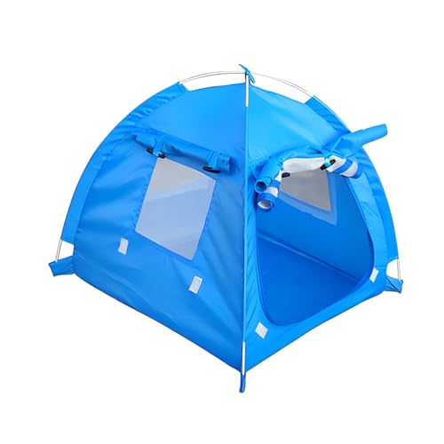 KIXZSAZ Haustierzelt für den Außenbereich, Klappbett, Welpenhütte, Ausflugskäfig, wasserdichtes Nest, Hund, Katze, Innenhaus, Laufstall zum Schlafen, L/Blau KIXZSAZ Haustierzelt für den Außenbereich, Klappbett, Welpenhütte, Ausflugskäfig, wasserdichtes Nest, Hund, Katze, Innenhaus, Laufstall zum Schlafen, L/Blau von KIXZSAZ