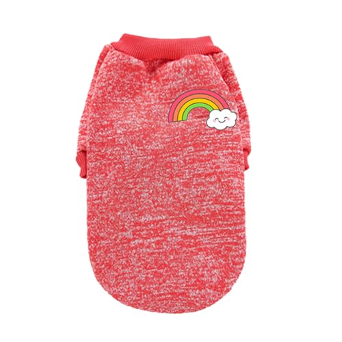 KIXZSAZ Hundebekleidung, Haustierbedarf, Welpenweste, Verschiedene Größen, Welpen Hemd, Outfit, Herbst und Winter, einfacher Stil, Hunde T Shirts, Groß Rot, XS KIXZSAZ Hundebekleidung, Haustierbedarf, Welpenweste, Verschiedene Größen, Welpen Hemd, Outfit, Herbst und Winter, einfacher Stil, Hunde T Shirts, Groß Rot, XS von KIXZSAZ