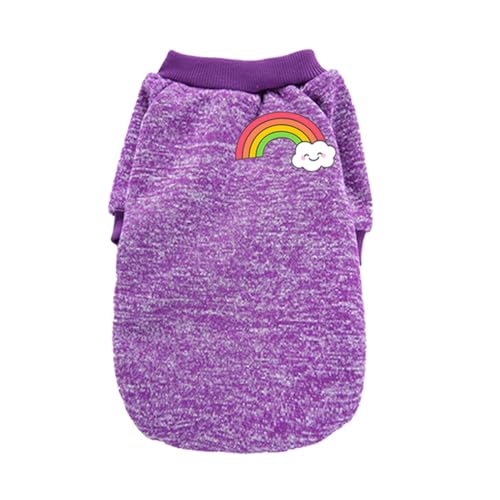 KIXZSAZ Hundebekleidung, Haustierbedarf, Welpenweste, Verschiedene Größen, Welpen Hemd, Outfit, Herbst und Winter, einfacher Stil, Hunde T Shirts, Violett, L KIXZSAZ Hundebekleidung, Haustierbedarf, Welpenweste, Verschiedene Größen, Welpen Hemd, Outfit, Herbst und Winter, einfacher Stil, Hunde T Shirts, Violett, L von KIXZSAZ