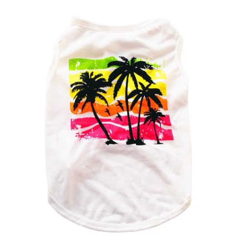 KIXZSAZ Kleidung Sommerwesten Baum Freizeit Hoodies Bedruckte Mode Kostüme Runde Jacke Kleine Haustiere Hunde Chihuahua Bulldogge, Weiß, XS KIXZSAZ Kleidung Sommerwesten Baum Freizeit Hoodies Bedruckte Mode Kostüme Runde Jacke Kleine Haustiere Hunde Chihuahua Bulldogge, Weiß, XS von KIXZSAZ