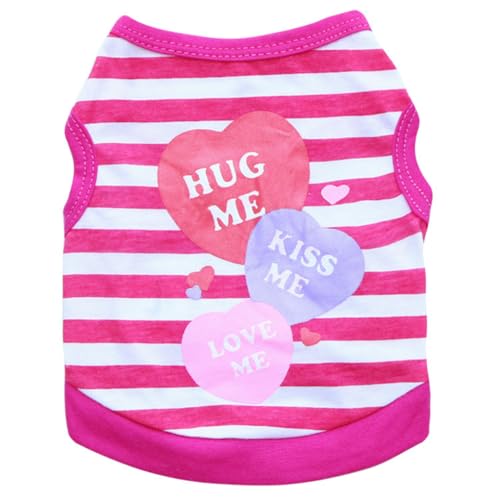 KIXZSAZ Kleidung T Shirt Sommer Westen Buchstabenmuster Mode Kostüme Rundkragen Bekleidung Jacke Accessoires Kleine Hunde, rosa, XL KIXZSAZ Kleidung T Shirt Sommer Westen Buchstabenmuster Mode Kostüme Rundkragen Bekleidung Jacke Accessoires Kleine Hunde, rosa, XL von KIXZSAZ
