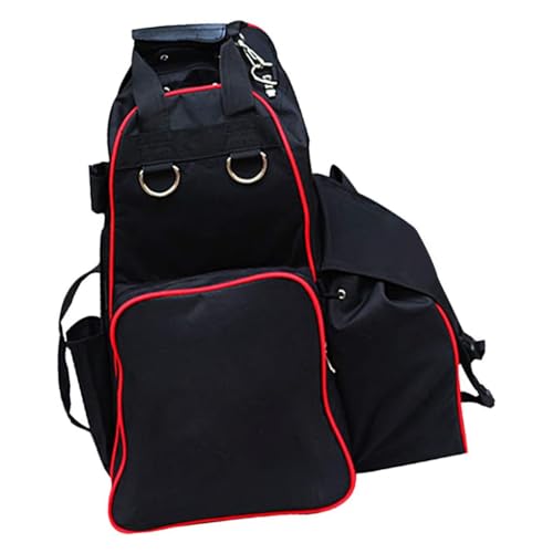 KIXZSAZ Reitrucksack, Stiefel, Handschuhe, Oxford Stoff, ergonomisches Design, Tasche mit großem Fassungsvermögen und Mehreren Taschen für den Sport KIXZSAZ Reitrucksack, Stiefel, Handschuhe, Oxford Stoff, ergonomisches Design, Tasche mit großem Fassungsvermögen und Mehreren Taschen für den Sport von KIXZSAZ