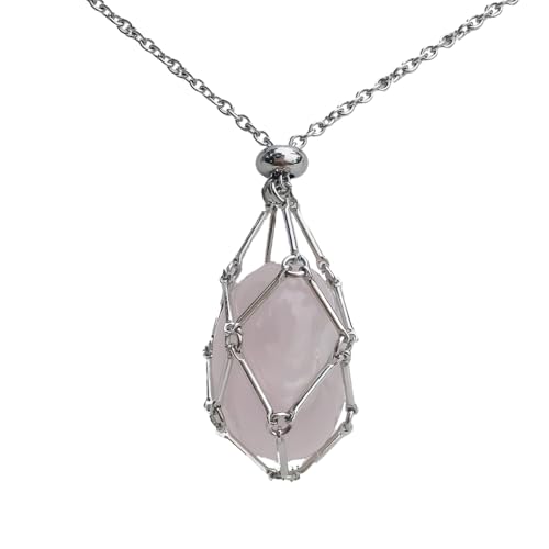 KIXZSAZ Statement mit modischer Halskette mit Kettenanhänger, Stein, Naturstein Halskette, Halskette für Damen, Damen Halskette, Rosa KIXZSAZ Statement mit modischer Halskette mit Kettenanhänger, Stein, Naturstein Halskette, Halskette für Damen, Damen Halskette, Rosa von KIXZSAZ