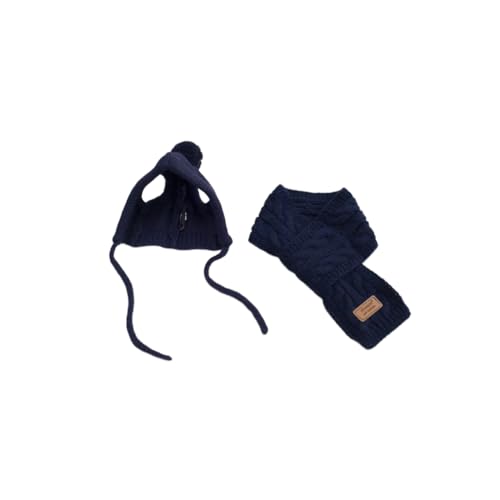 KIXZSAZ Winter Haustier Strickmütze Schal Set für kleine Tiere, atmungsaktiv, entzückende Mütze, Halstuch Set, Dekoration, Fotografie Stütze KIXZSAZ Winter Haustier Strickmütze Schal Set für kleine Tiere, atmungsaktiv, entzückende Mütze, Halstuch Set, Dekoration, Fotografie Stütze von KIXZSAZ