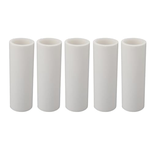 KJAOYU Fusselroller-Nachfüllungen, extra klebriger Tierhaarentferner, 20,3 cm, Weiß, 5 Stück (10 Zoll) von KJAOYU