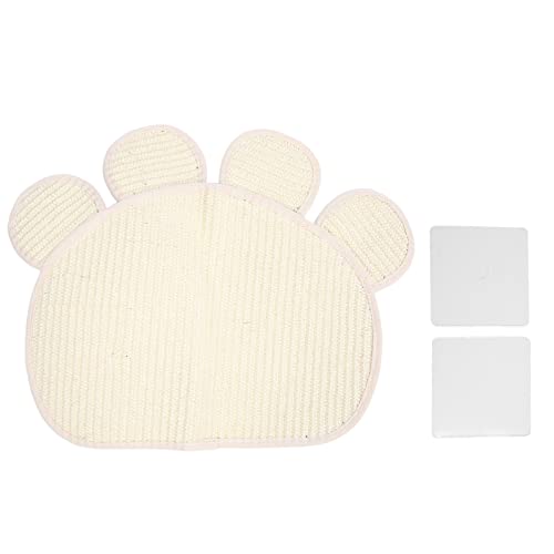 Katzenkratzmatte, Naturals Sisal-Kratzmatte mit Klebeband, Sisal-Kratzunterlage für Katzen, Naturals, niedliche Form, Schleifklaue, Möbelschutz, Katzenboden-Kratzunterlage für Katzenkratzmatte, Naturals Sisal-Kratzmatte mit Klebeband, Sisal-Kratzunterlage für Katzen, Naturals, niedliche Form, Schleifklaue, Möbelschutz, Katzenboden-Kratzunterlage für von KJAOYU