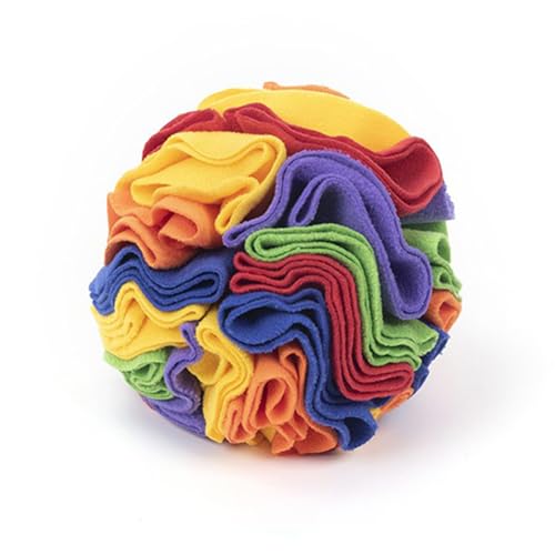 KJDKNC Hundespielzeug, Regenbogen-Schnüffel- und Leckerli-Spender, aktiviert den Geruchssinn und geistige Stimulation, interaktives Hundespielzeug KJDKNC Hundespielzeug, Regenbogen-Schnüffel- und Leckerli-Spender, aktiviert den Geruchssinn und geistige Stimulation, interaktives Hundespielzeug von KJDKNC