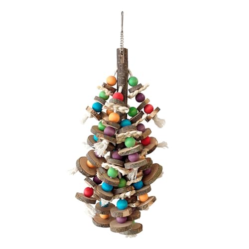 KJDKNC Vogelspielzeug zum Zerreißen von Cluster-Kauspielzeug für Zähne, Cornhusk, bunte Perlen, Käfig-Hängespielzeug, Haustier-Schleifzähnen-Spielzeug, Vogelschleifspielzeug KJDKNC Vogelspielzeug zum Zerreißen von Cluster-Kauspielzeug für Zähne, Cornhusk, bunte Perlen, Käfig-Hängespielzeug, Haustier-Schleifzähnen-Spielzeug, Vogelschleifspielzeug von KJDKNC
