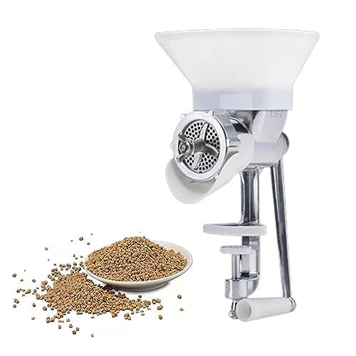 Manuelle Pelletmaschine für Haustiere, für Hunde und Katzen, Futtermittelhersteller, Vogel-Angelköder, Granulator, Pelleter, für Tierfutterverarbeitung (4 mm) von KJHYYPP