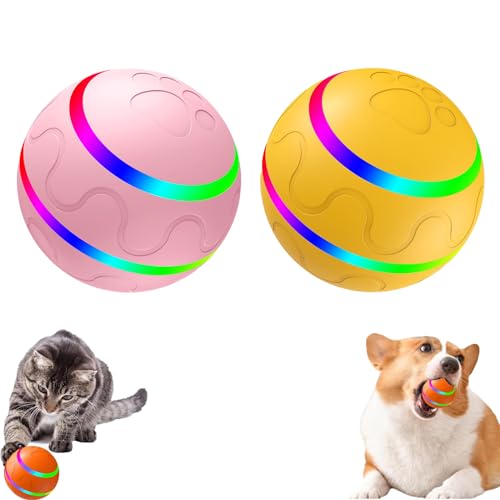 KJSAGFIUGF Jiggle Ball for Dogs, Jiggle Ball Dog Toy for Dogs, Jiggle Ball Dog Toy, Interactive Dog Ball, Jiggle Ball Dog Toy for Large Dogs, Outdoor Interactive Dog Toys (B+C) von KJSAGFIUGF