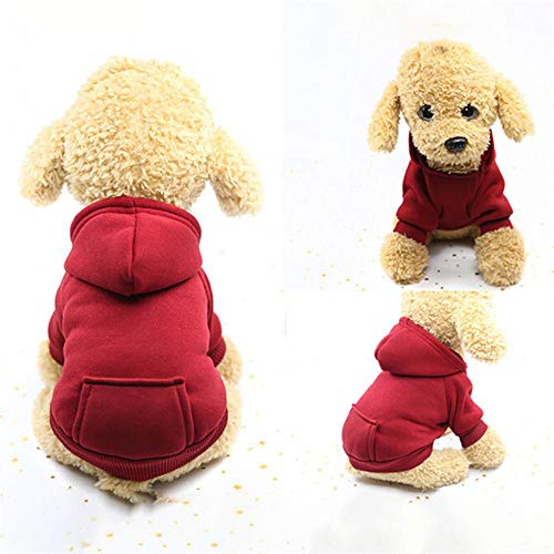 KKDIY Niedlicher Druck Hundekleidung Hundekleidung Hundekleidung für kleine Klassiker Hunde Winter warm Ropa Perro Pequeno Ubranko Dla Psa von KKDIY