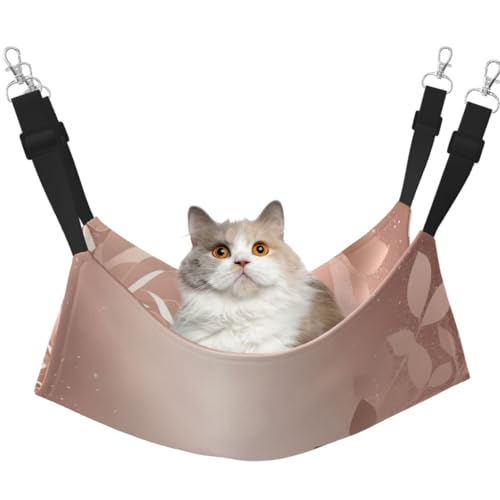 KKLWEGU Rose Gold Tapete Katze Hängematte Sommer Atmungsaktiv Hängende Haustier Käfig Hängematte Bett Verstellbar Weich Schlafhängematte für Katzen Kleine Hunde Kaninchen Groß KKLWEGU Rose Gold Tapete Katze Hängematte Sommer Atmungsaktiv Hängende Haustier Käfig Hängematte Bett Verstellbar Weich Schlafhängematte für Katzen Kleine Hunde Kaninchen Groß von KKLWEGU
