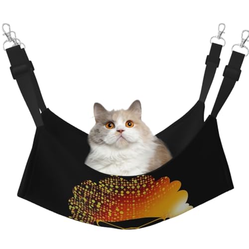 KKLWEGU Süße afrikanische Frauen-Katzen-Hängematte, Sommer, atmungsaktiv, hängend, Haustierkäfig-Hängematte, Bett, verstellbar, weich, für Katzen, kleine Hunde, Kaninchen, Größe M KKLWEGU Süße afrikanische Frauen-Katzen-Hängematte, Sommer, atmungsaktiv, hängend, Haustierkäfig-Hängematte, Bett, verstellbar, weich, für Katzen, kleine Hunde, Kaninchen, Größe M von KKLWEGU