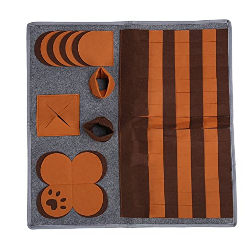 Schnüffelmatte für Hunde, Haustier-Schnüffel-Pad, Puzzle-Nasentraining, geistige Stimulation, fördert Futtersuche Fähigkeiten, Fütterungsmatten für Hunde von KKPLZZ