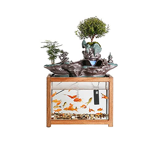 Kleiner zirkulierender Wasserbrunnenfilter für Wohnzimmer, kreativer Desktop-Steingarten, Wasserfall, Heimdekoration, Fischkultur-Ornamente Kleiner zirkulierender Wasserbrunnenfilter für Wohnzimmer, kreativer Desktop-Steingarten, Wasserfall, Heimdekoration, Fischkultur-Ornamente von KLAJHHSSSSSSSSS