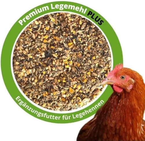 25 kg Premium Legemehl Plus mit Oregano gegen Milben - Geflügelfutter für Hühner, Gänse, Enten von KLASEBO