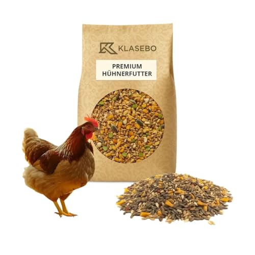 KLASEBO 25 kg Ergänzungsfutter für Legehennen, Geflügelfutter, Premium Körnerfutter für Hühner, Gänse, Enten, gentechnikfrei KLASEBO 25 kg Ergänzungsfutter für Legehennen, Geflügelfutter, Premium Körnerfutter für Hühner, Gänse, Enten, gentechnikfrei von KLASEBO