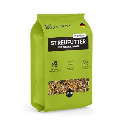 KLASEBO Streufutter 25kg, Vogelfutter, Wildvogelfutter, Vogelfuttermischung 4 Jahreszeiten KLASEBO Streufutter 25kg, Vogelfutter, Wildvogelfutter, Vogelfuttermischung 4 Jahreszeiten von KLASEBO