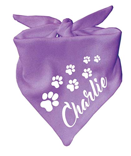 Hunde Dreiecks Halstuch (Fb: Flieder) (Gr. 1 (55 cm)) Name des Hundes von Kleiner Fratz