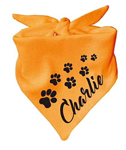 Hunde Dreiecks Halstuch (Fb: gelb) (Gr. 1 (55 cm)) Name des Hundes von Kleiner Fratz