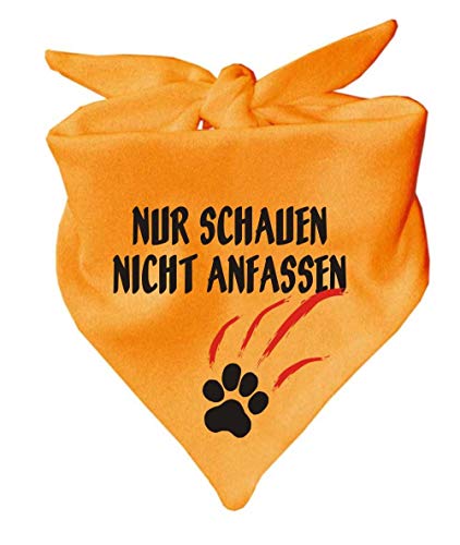 Hunde Dreiecks Halstuch (Fb: gelb) (Gr. 1 (55 cm)) Nur schauen Nicht anfassen von Kleiner Fratz