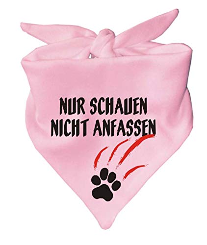 Hunde Dreiecks Halstuch (Fb: rosa) (Gr. 2 (68 cm)) Nur schauen Nicht anfassen von Kleiner Fratz
