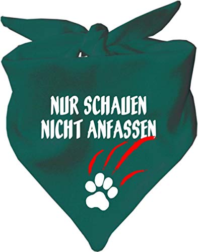 Kleiner Fratz Hunde Dreiecks Halstuch (Fb: türkis) (Gr. 1 (55 cm)) Nur schauen Nicht anfassen von Kleiner Fratz