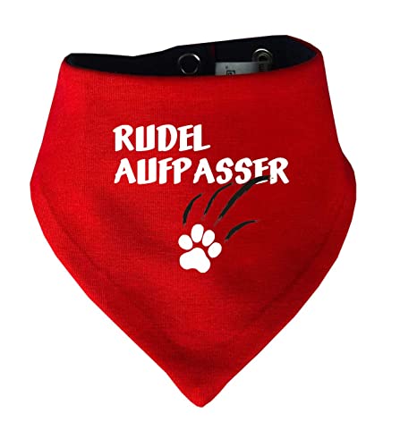 Kleiner Fratz Hunde Wende- Halstuch Multicolor (Fb: rot/Navy) (Gr.4 - HU 45-52 cm) Rudelaufpasser von Kleiner Fratz