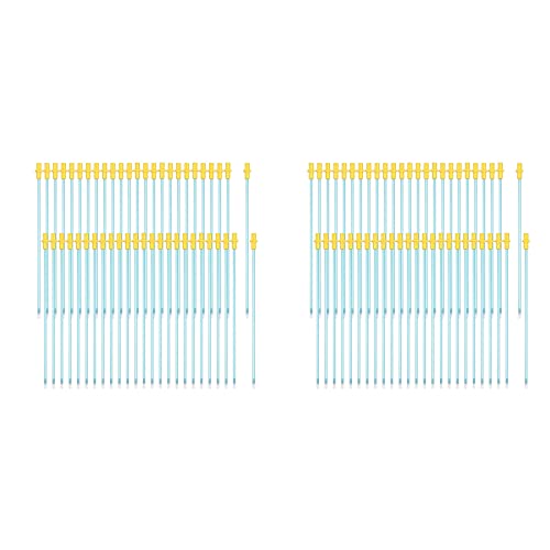 KLKNE 100 Stück künstliche Befruchtungsstäbe, Einwegartikel, Katheter, flexibel, für Hunde von KLKNE