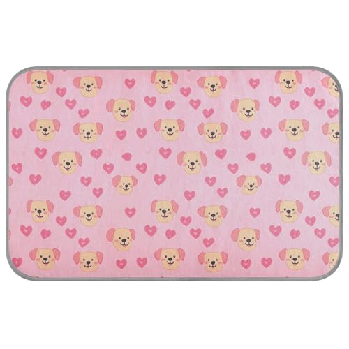Happy Valentine' Heart Cute Dog Pink Summer Cooling Dog Bed Self Cooling Washable cat Bed for Hamster Cats Indoor Waterproof Mantas frías para Perros M Happy Valentine' Heart Cute Dog Pink Summer Cooling Dog Bed Self Cooling Washable cat Bed for Hamster Cats Indoor Waterproof Mantas frías para Perros M von KLL