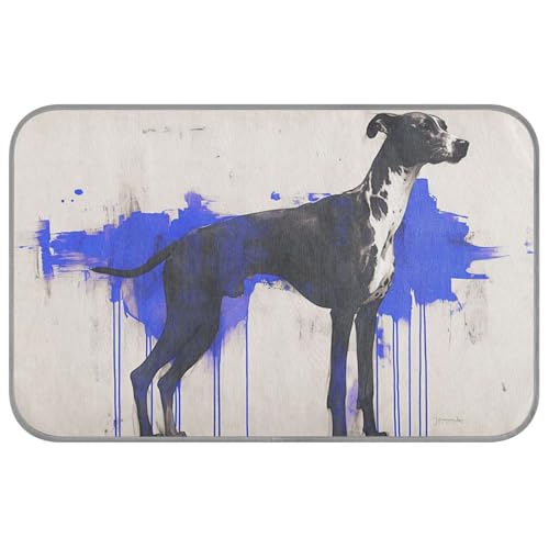 KLL Art Dog Kühlmatte für Hunde, selbstkühlende Katzendecke für Kätzchen, Outdoor, Katzenzubehör, blau, Retro, Grau, für Sommer und Sommer, Größe M KLL Art Dog Kühlmatte für Hunde, selbstkühlende Katzendecke für Kätzchen, Outdoor, Katzenzubehör, blau, Retro, Grau, für Sommer und Sommer, Größe M von KLL