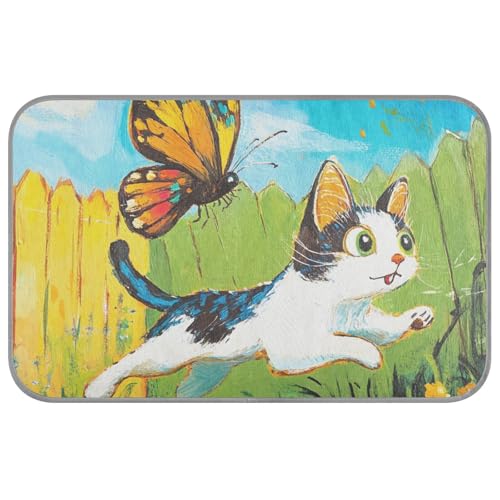 KLL Bunte Sommer-Kühlkissen oder -matten, selbstkühlende Haustierbetten für Katzen für Katzen, Reisen, waschbar, Esterilla-Refrescante para Perros M KLL Bunte Sommer-Kühlkissen oder -matten, selbstkühlende Haustierbetten für Katzen für Katzen, Reisen, waschbar, Esterilla-Refrescante para Perros M von KLL
