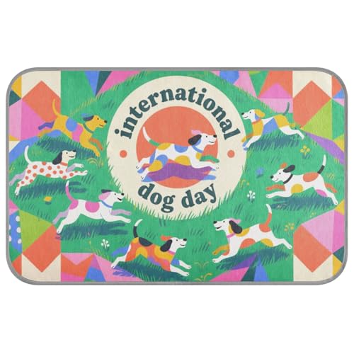 KLL Cartoon-Hundeparty, bunt, kühlende Gel-Matte, selbstkühlendes Bett für Katzen, Chihuahua, Innenbereich, Haustier, Manta, Fria para Perros, M KLL Cartoon-Hundeparty, bunt, kühlende Gel-Matte, selbstkühlendes Bett für Katzen, Chihuahua, Innenbereich, Haustier, Manta, Fria para Perros, M von KLL