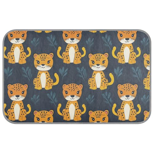 KLL Cartoon Leopard Sommer Hunde kühlende selbstkühlende Decken für drinnen Katzen für Katzen Hunde draußen schnurloses Klebeband Frio para Perros M von KLL