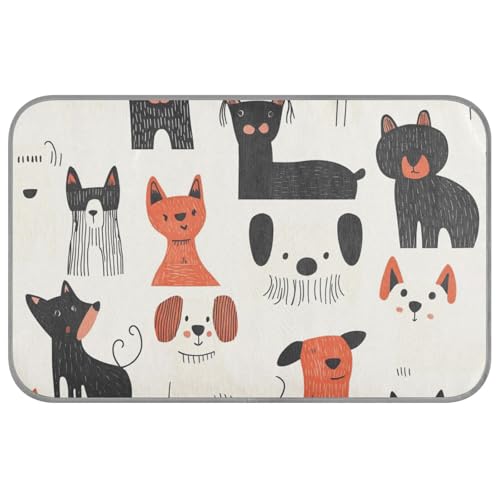 KLL Cartoon-minimalistische Hunde-Kühldecke für große, selbstkühlende Hundedecke für Katzen, für den Innenbereich, Sommer, Cama Refrescante para Perros M KLL Cartoon-minimalistische Hunde-Kühldecke für große, selbstkühlende Hundedecke für Katzen, für den Innenbereich, Sommer, Cama Refrescante para Perros M von KLL