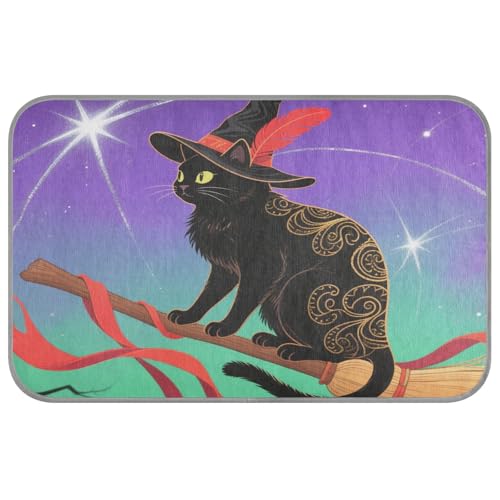 KLL Halloween Magic Black Cats Sommer Kühlmatten Selbstkühlende Matte für Katzen Outdoor für Haustiere draußen Katze Wasserdicht Manta Fria para Perros M KLL Halloween Magic Black Cats Sommer Kühlmatten Selbstkühlende Matte für Katzen Outdoor für Haustiere draußen Katze Wasserdicht Manta Fria para Perros M von KLL