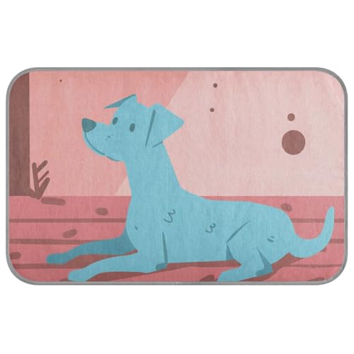 KLL Kühlende Hundematte mit Cartoon-Motiv, für Haustiere, für Hunde, Reisen, Katzenzubehör, Größe M, Blau KLL Kühlende Hundematte mit Cartoon-Motiv, für Haustiere, für Hunde, Reisen, Katzenzubehör, Größe M, Blau von KLL