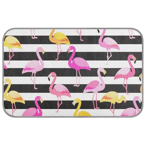 KLL Kühlende Hundematte mit Flamingo-Motiv, selbstkühlende Matte für Katzen und Tiere, faltbar, Schwarz und Weiß KLL Kühlende Hundematte mit Flamingo-Motiv, selbstkühlende Matte für Katzen und Tiere, faltbar, Schwarz und Weiß von KLL