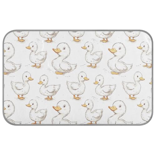 KLL Kühlendes Haustierbett, Cartoon-Ente, weiß, für den Sommer, selbstkühlend, Katzenbett, Outdoor, für Kaninchen, Innen, Katzen, einzigartiges Klebeband, Frio para Perros M KLL Kühlendes Haustierbett, Cartoon-Ente, weiß, für den Sommer, selbstkühlend, Katzenbett, Outdoor, für Kaninchen, Innen, Katzen, einzigartiges Klebeband, Frio para Perros M von KLL