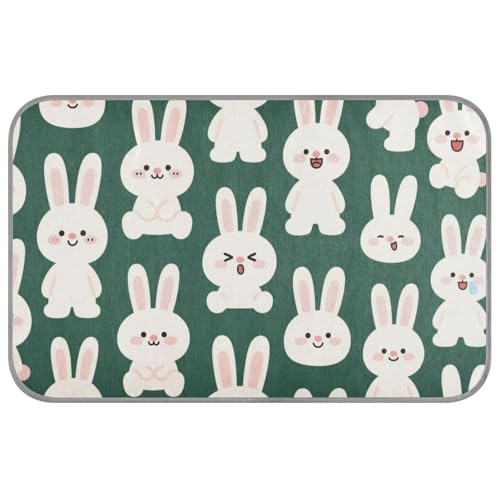 KLL Kühlkissen für den Sommer, niedliches weißes Kaninchen, selbstkühlende Matte für Katzen, Outdoor, Katze, Sommer, Manta, Refrescante para perro, M KLL Kühlkissen für den Sommer, niedliches weißes Kaninchen, selbstkühlende Matte für Katzen, Outdoor, Katze, Sommer, Manta, Refrescante para perro, M von KLL