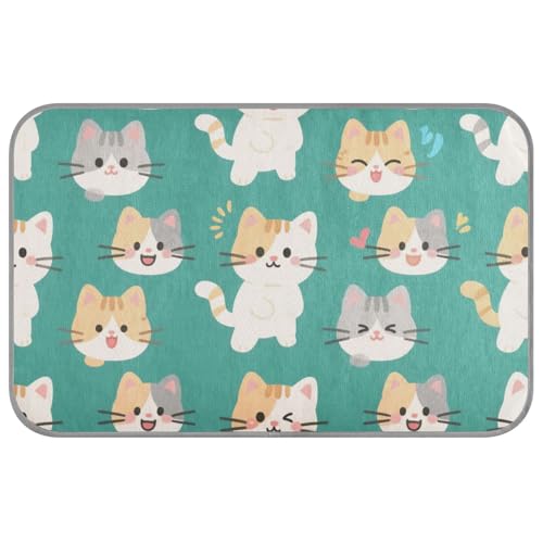 KLL Kühlkissen mit niedlicher weißer Katze, selbstkühlendes Bett für Katzen für Schweine, Outdoor, rutschfest, Cama Fria para perro M KLL Kühlkissen mit niedlicher weißer Katze, selbstkühlendes Bett für Katzen für Schweine, Outdoor, rutschfest, Cama Fria para perro M von KLL